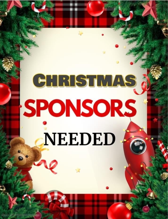 Christmas sponsors needed