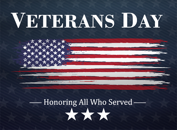 veterans day - honoring all who served graphic
