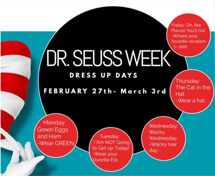 Dr. Seuss Week Dress Up Days Midway Elementary