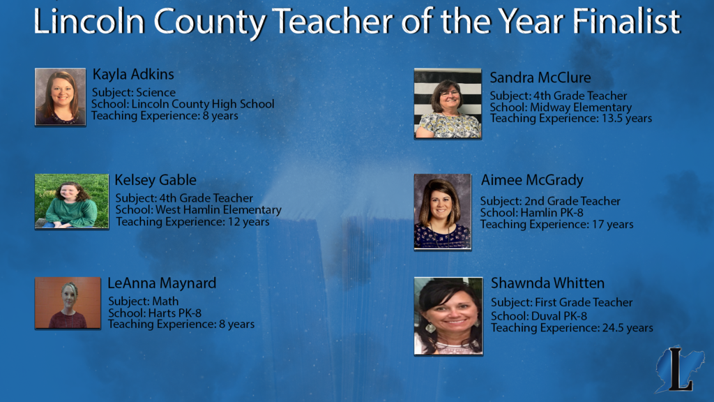 LCS Teacher of the Year Finalists