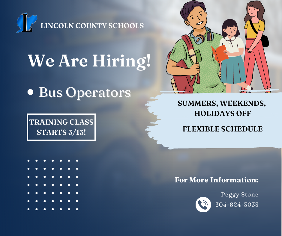 Lincoln County Schools WV Hiring Bus Drivers Training Class